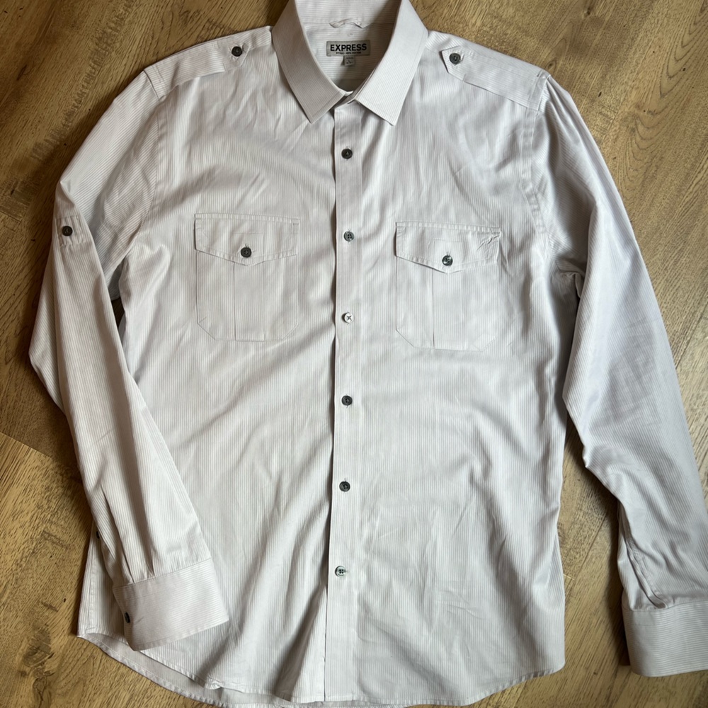 Express Men’s Large Button-up Collared Shirt